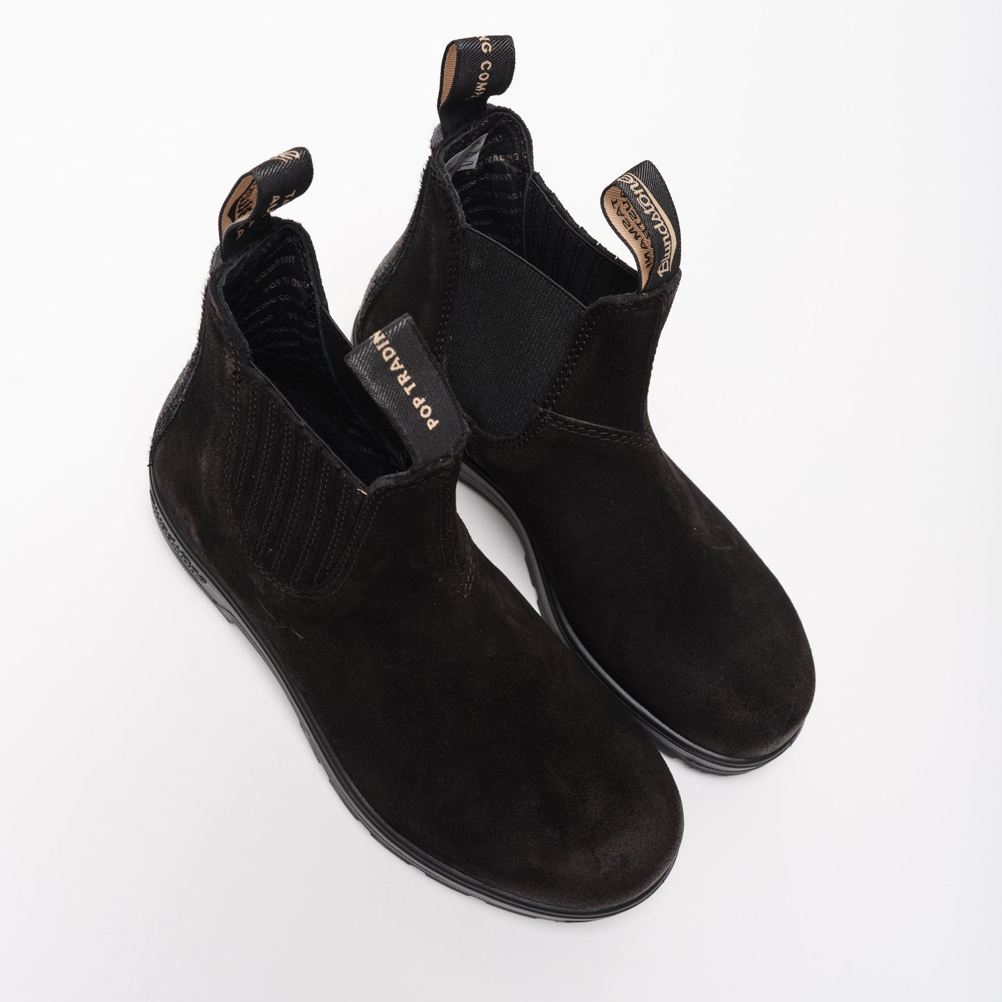Pop Trading Co x Bluntstone Chelsea Boots 2622 Double Black