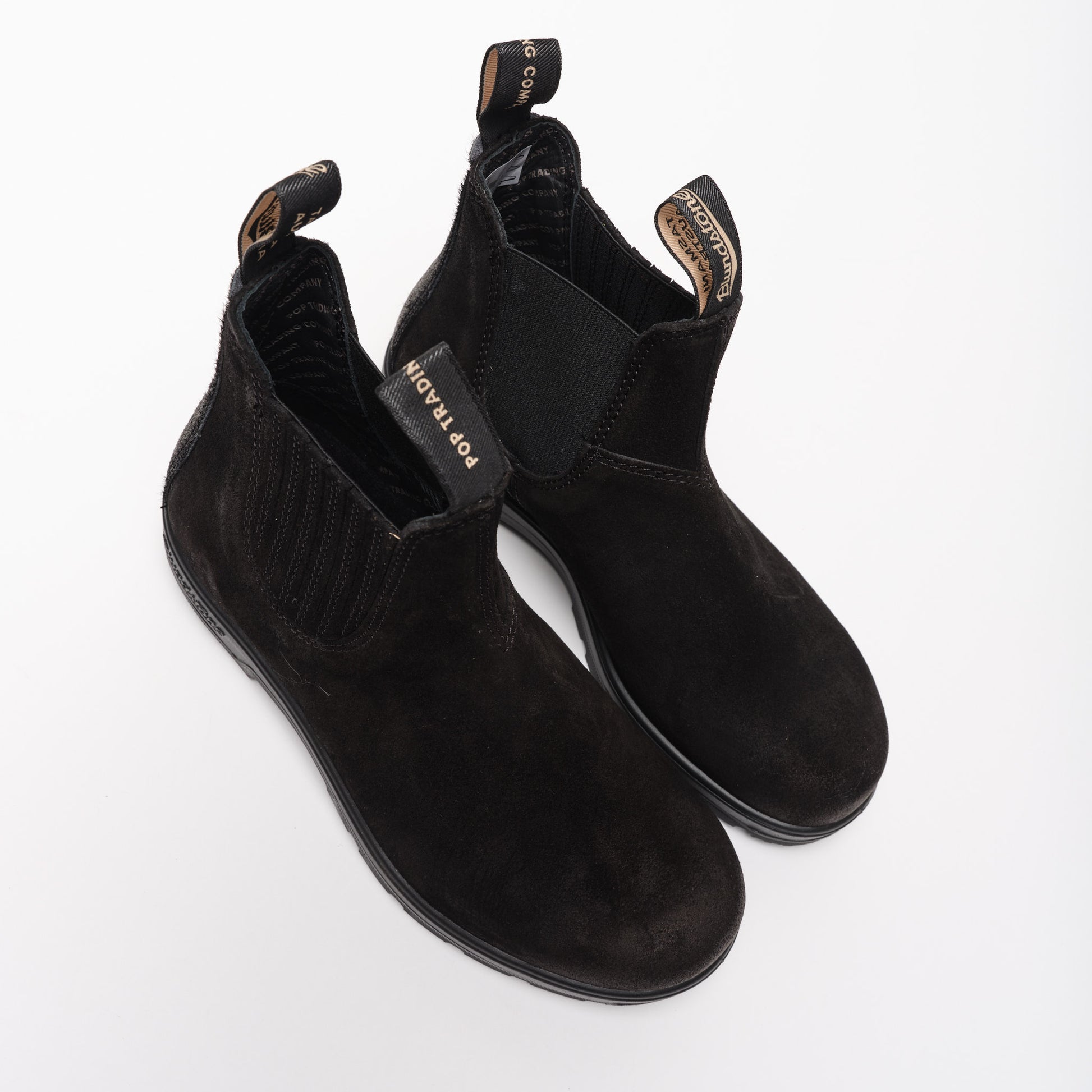 Pop Trading Co x Bluntstone Chelsea Boots 2622 Double Black