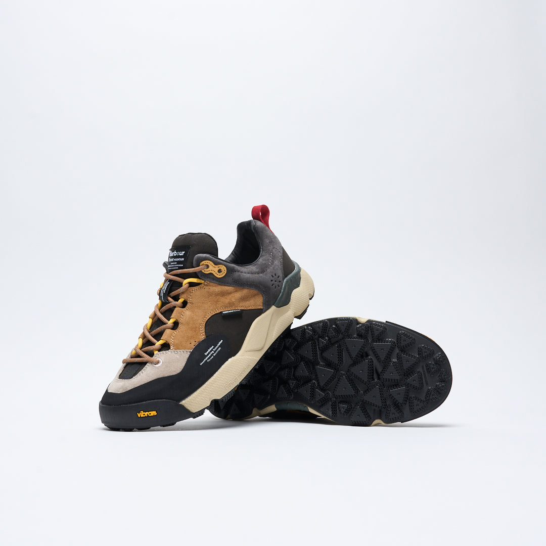 Barbour x Flower Mountain - Back Country Suede/Nylon (Brown/Beige)