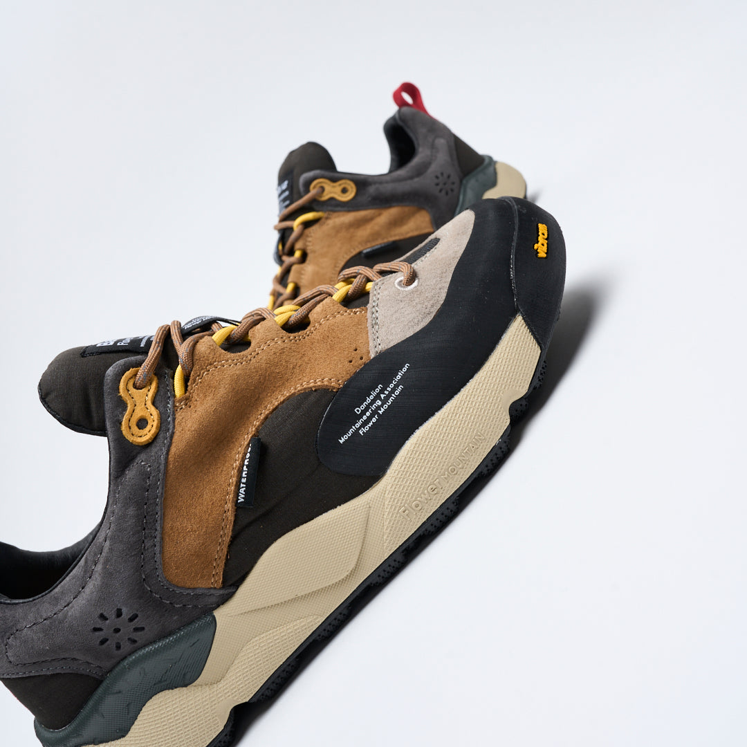 Barbour x Flower Mountain - Back Country Suede/Nylon (Brown/Beige)