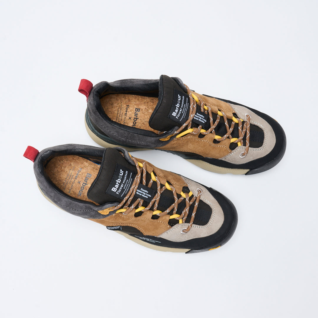 Barbour x Flower Mountain - Back Country Suede/Nylon (Brown/Beige)