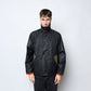 Barbour x Flower Mountain - Mountain OS Transport Wax Nylon Jacket (Navy/Orange)