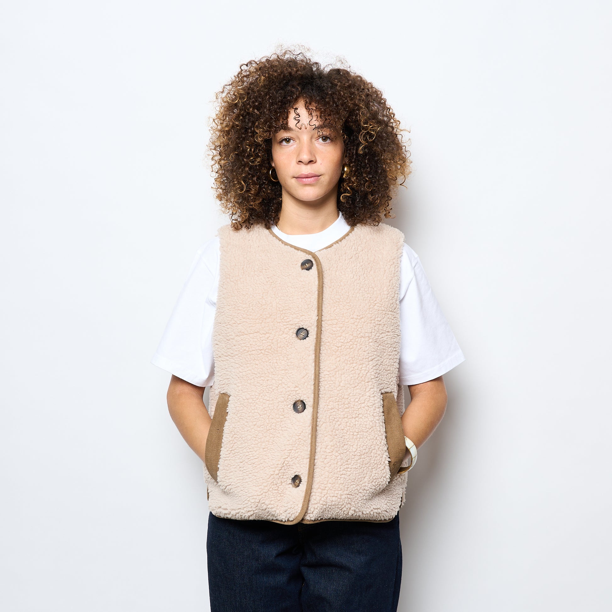 Barbour - Luciana Fleece Gilet (Natural)