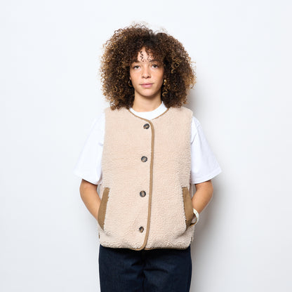 Barbour - Luciana Fleece Gilet (Natural)