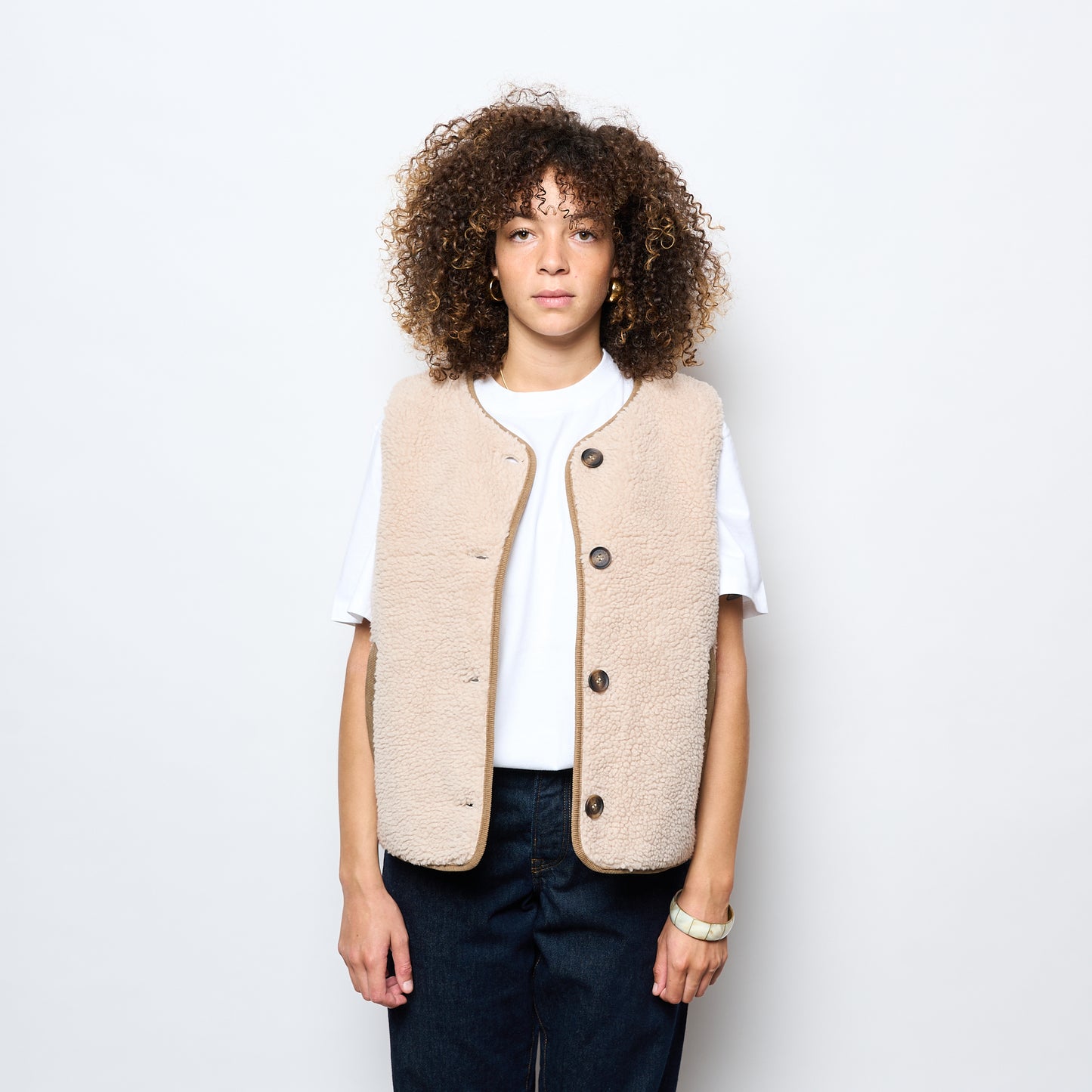 Barbour - Luciana Fleece Gilet (Natural)