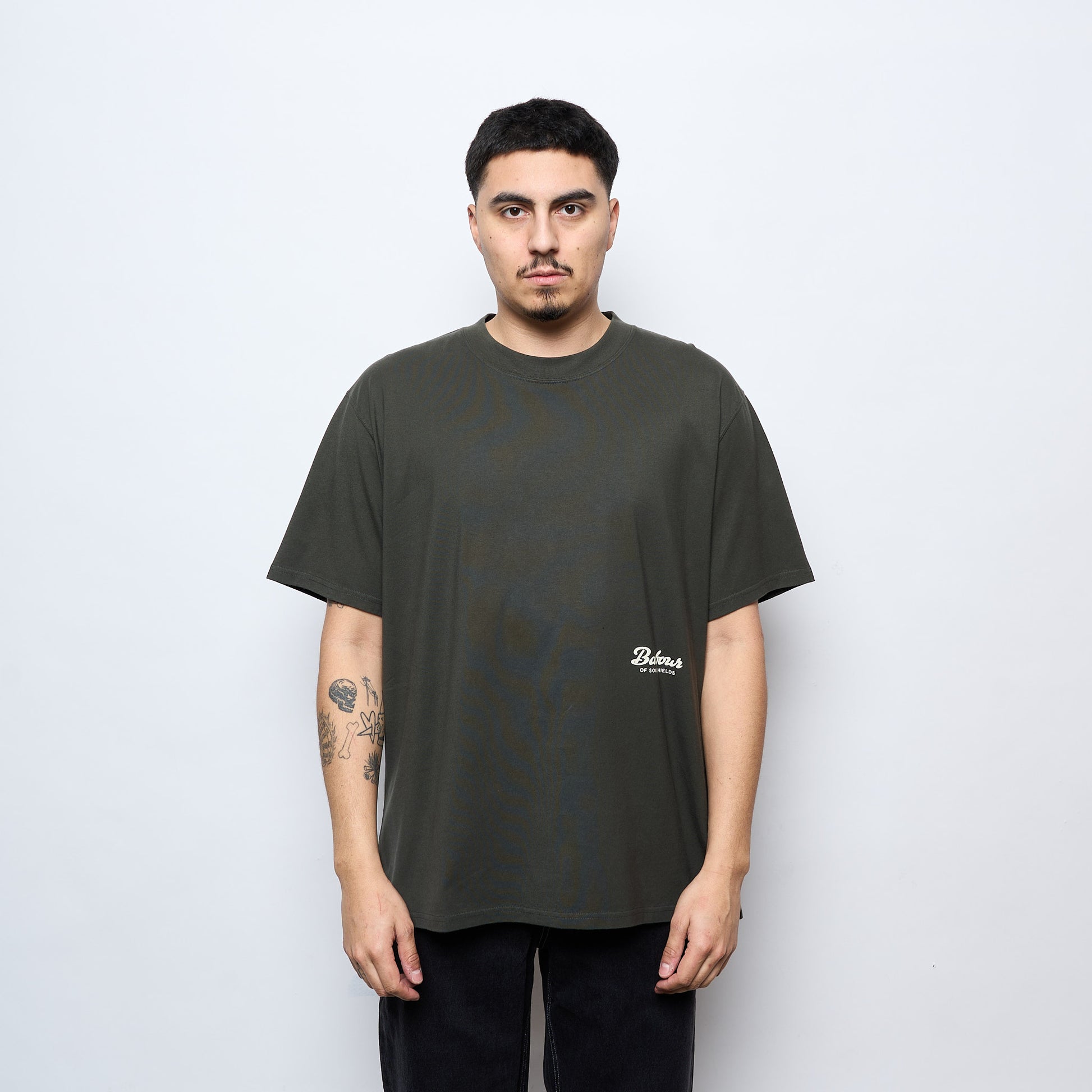 Barbour - Newclyde OS Fit Graphic T-shirt (Sage)