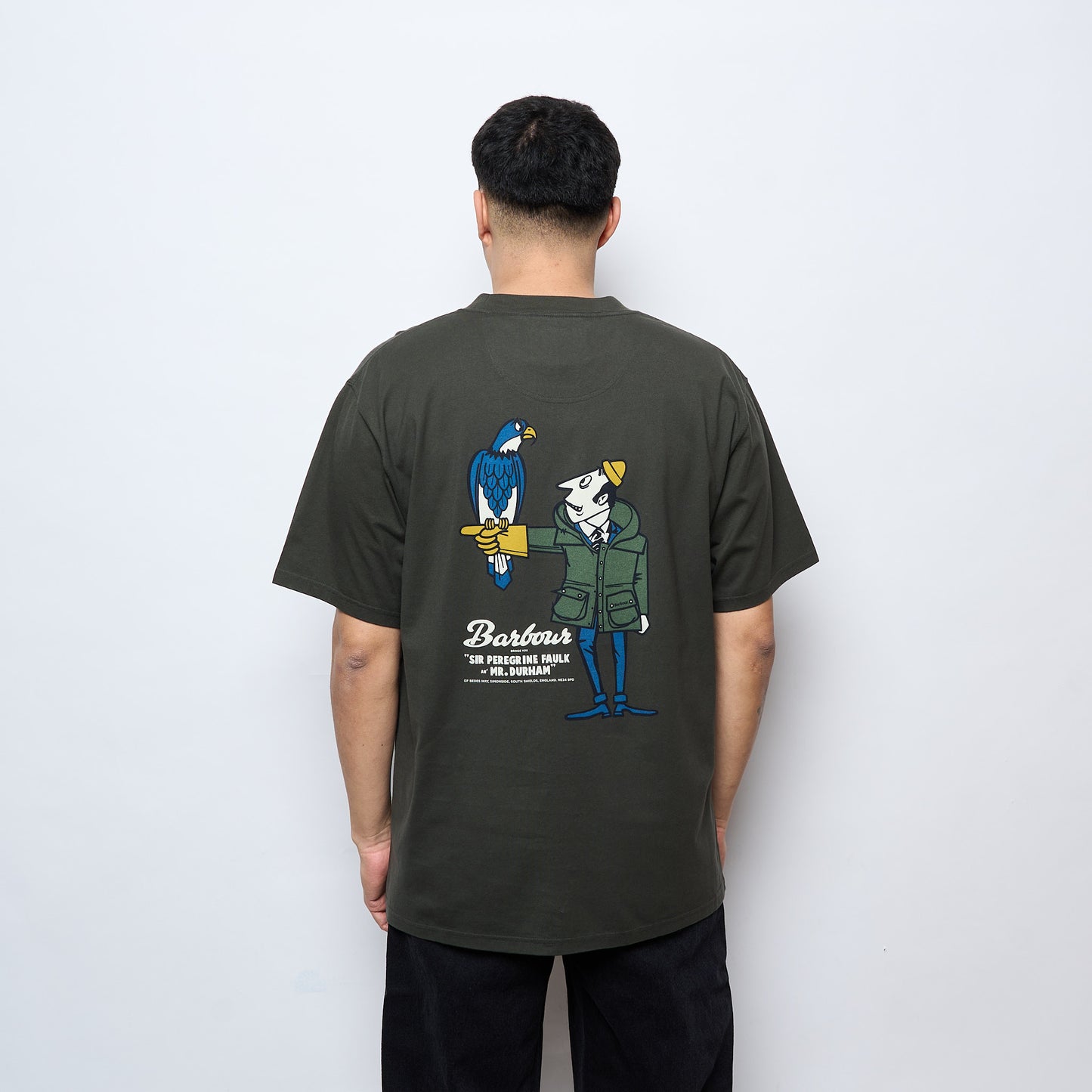 Barbour - Newclyde OS Fit Graphic T-shirt (Sage)