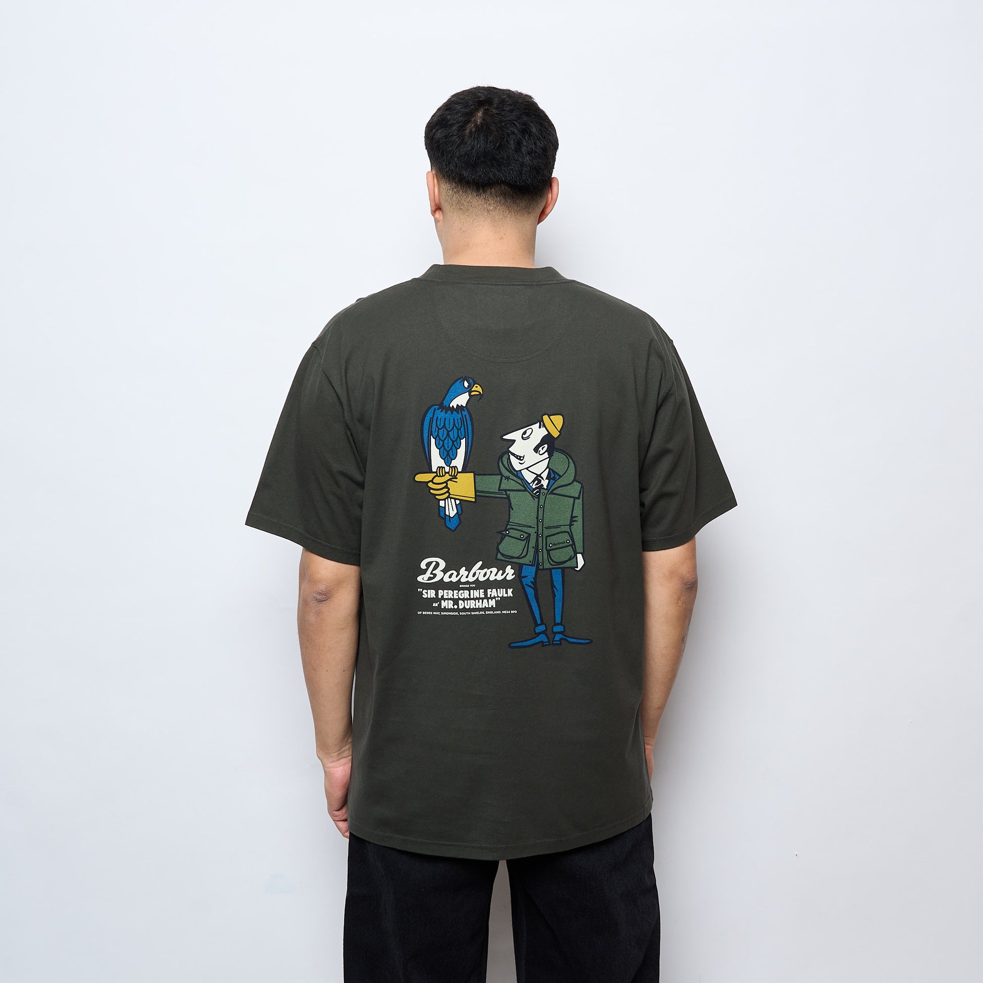 Barbour - Newclyde OS Fit Graphic T-shirt (Sage)
