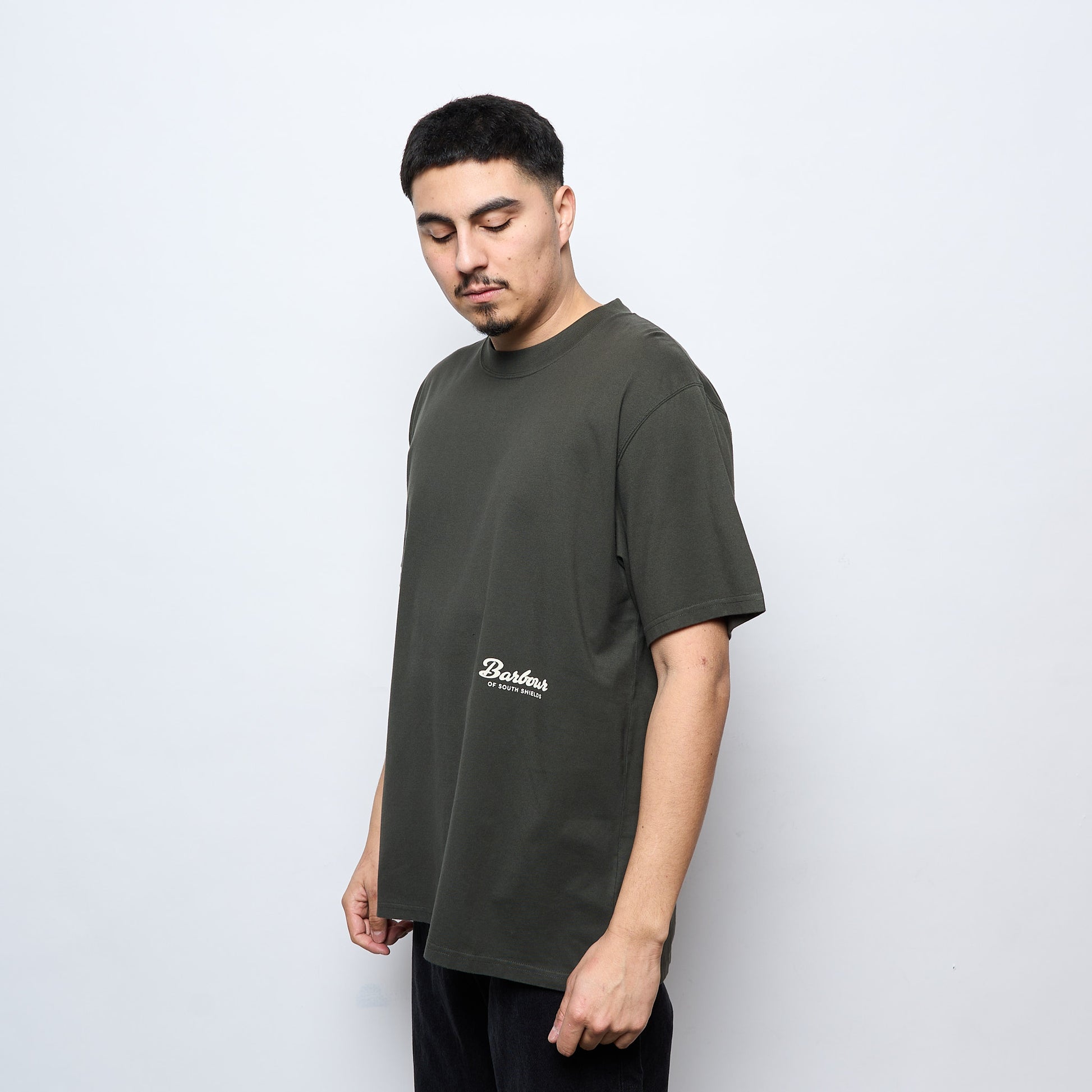 Barbour - Newclyde OS Fit Graphic T-shirt (Sage)