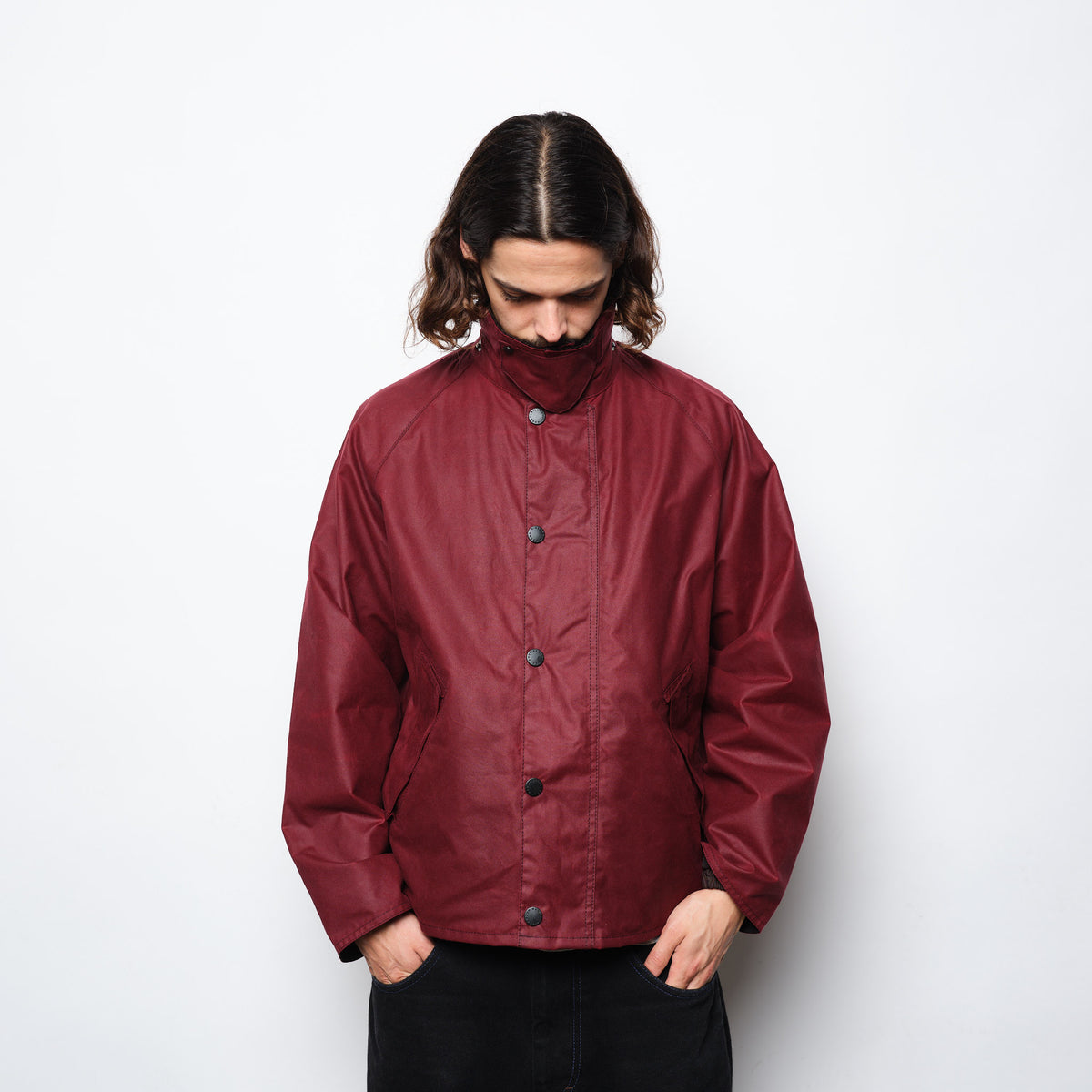 Barbour - OS Transport Wax Jacket (Biking Red)