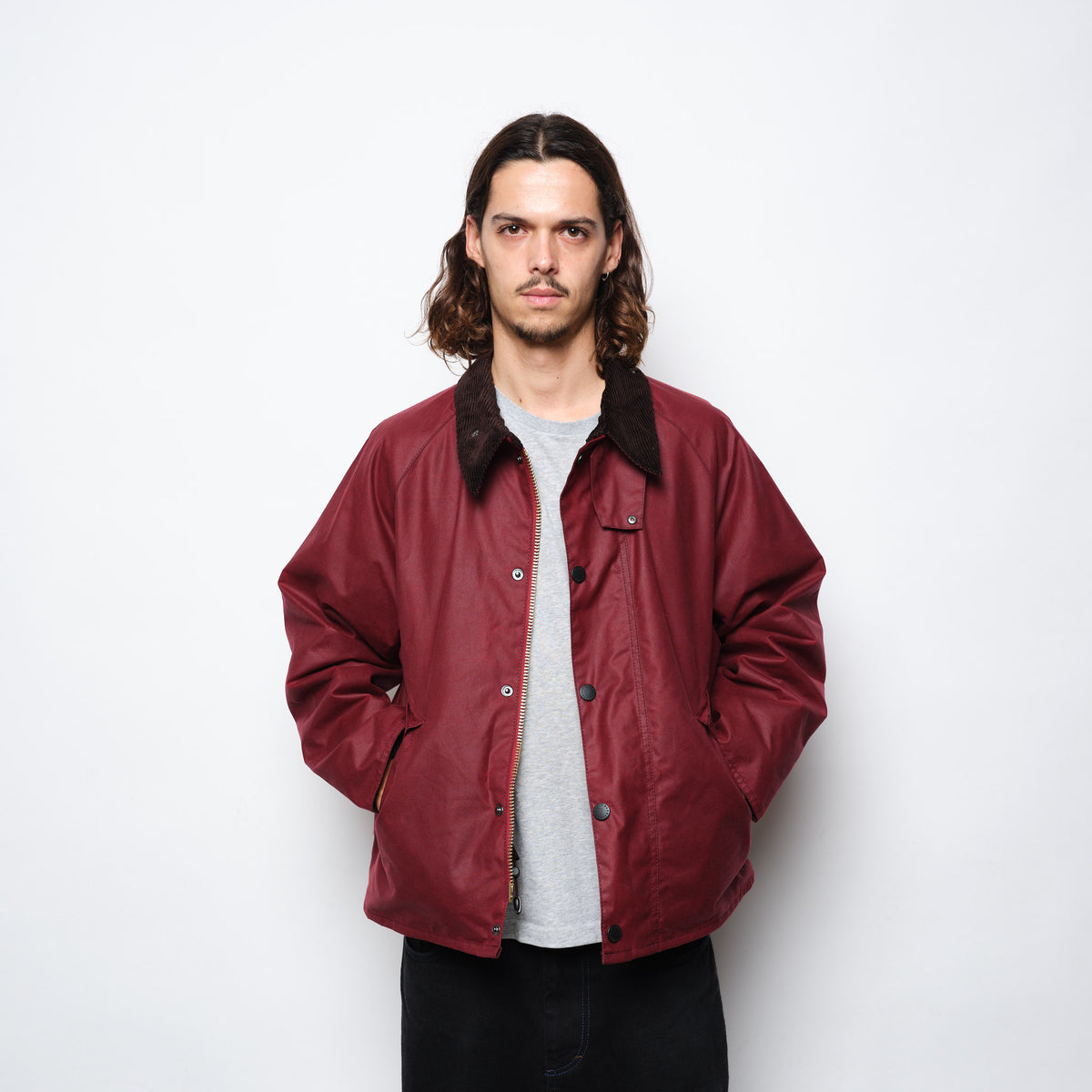 Barbour - OS Transport Wax Jacket (Biking Red)