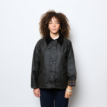 Barbour - Woman Transport Waxed Jacket (Olive/Classic)