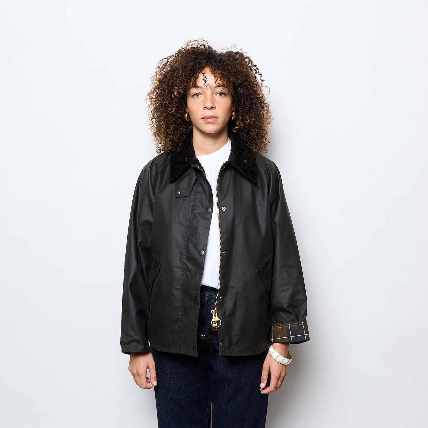 Barbour - Woman Transport Waxed Jacket (Olive/Classic)