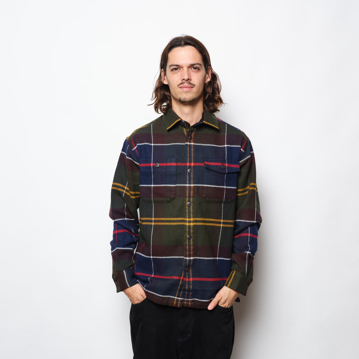 Barbour Hayfield OS Tartan Shirt (Classic Tartan)