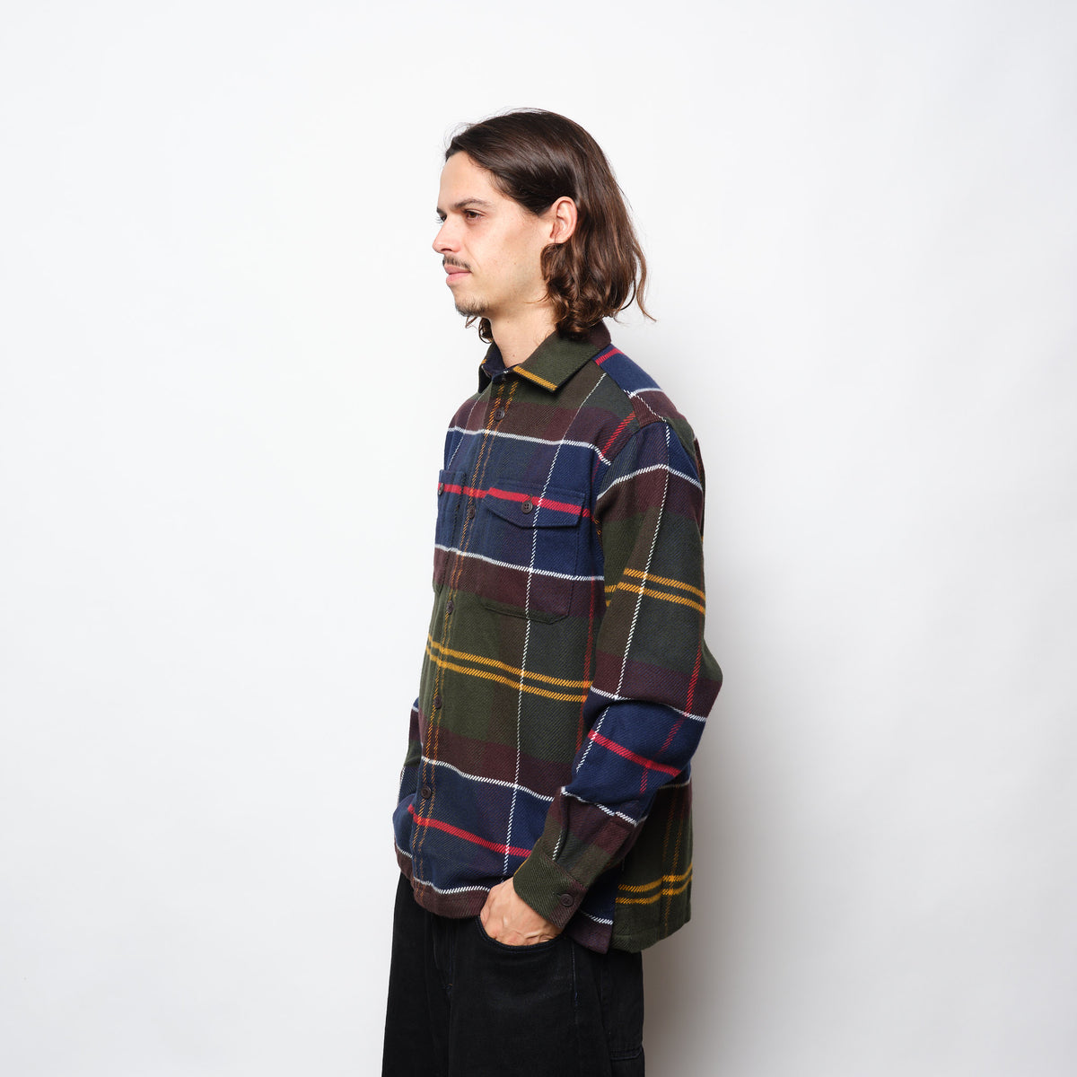 Barbour Hayfield OS Tartan Shirt (Classic Tartan)