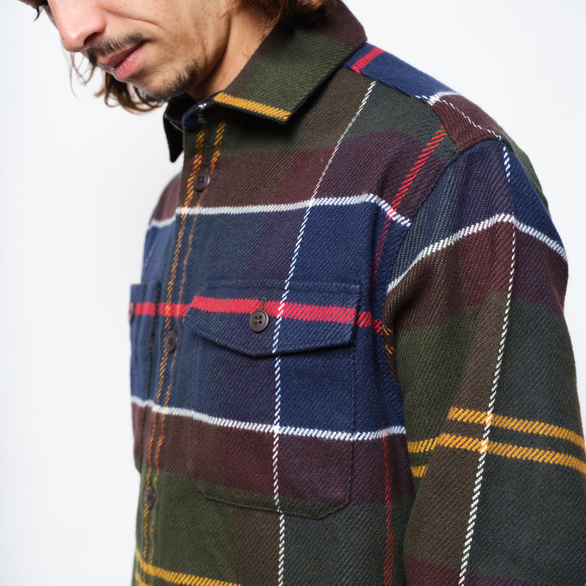 Barbour Hayfield OS Tartan Shirt (Classic Tartan)