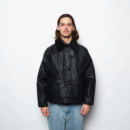 Barbour OS Transport Wax Jacket Men (Black)