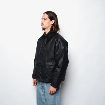 Barbour OS Transport Wax Jacket Men (Black)