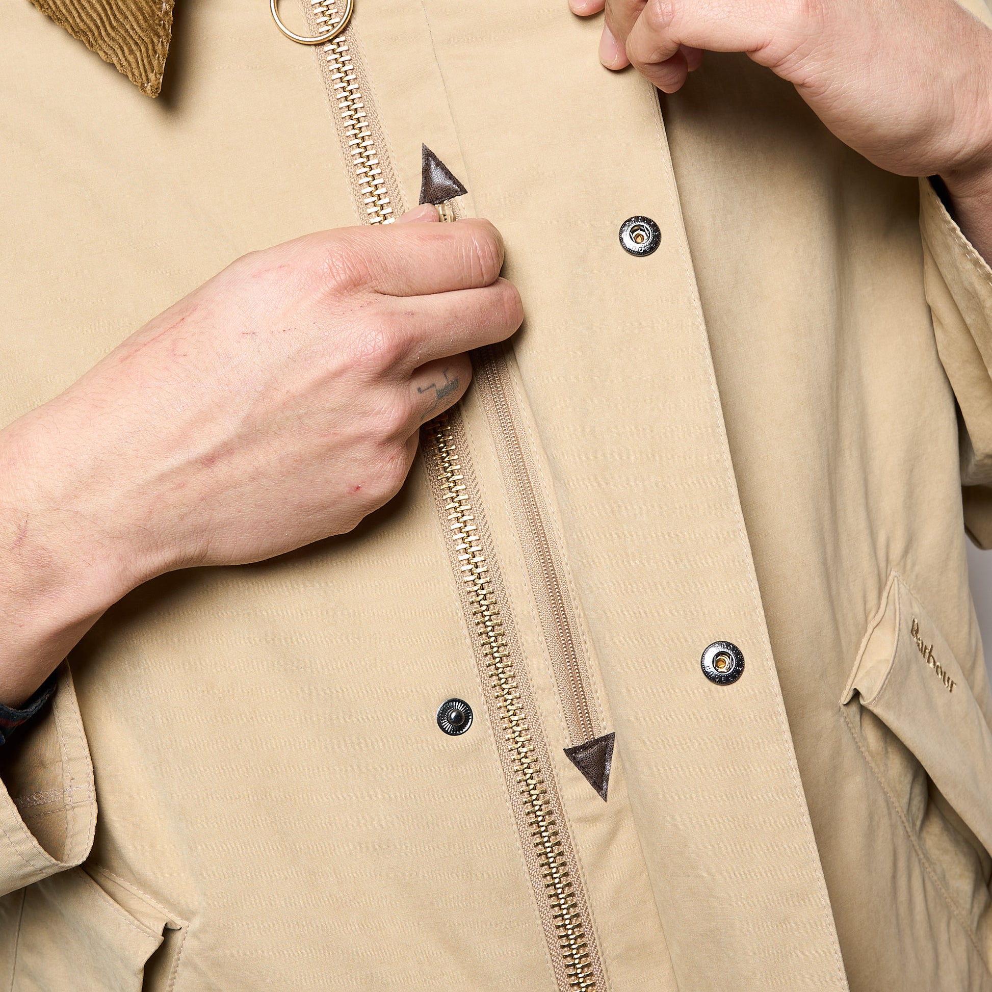 Barbour - OS Transporter Casual Jacket (Stone)