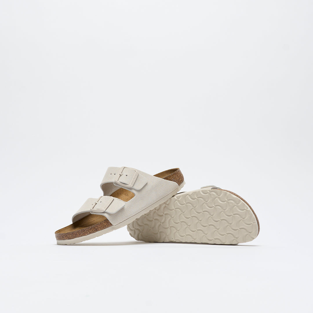 Birkenstock - Arizona SFB VL (Antique White) Narrow fit 