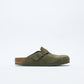 Birkenstock - Boston Suede Narrow Fit (Thyme)