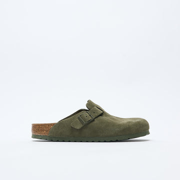 Birkenstock - Boston Suede Narrow Fit (Thyme)
