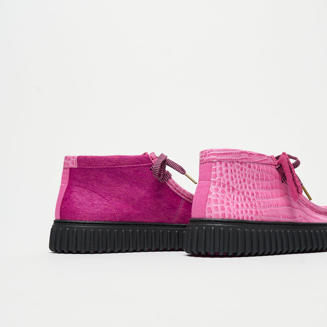 Bisous x Clarks Originals - Torhill Hi (Pink Interest)