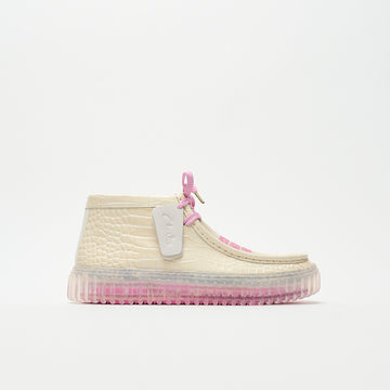 Bisous x Clarks Originals - Torhill Hi (White Interest)