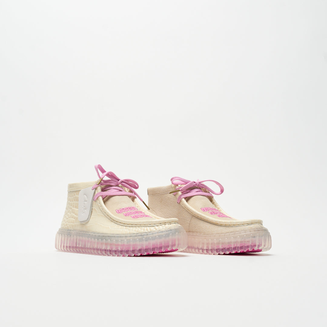 Bisous x Clarks Originals - Torhill Hi (White Interest)