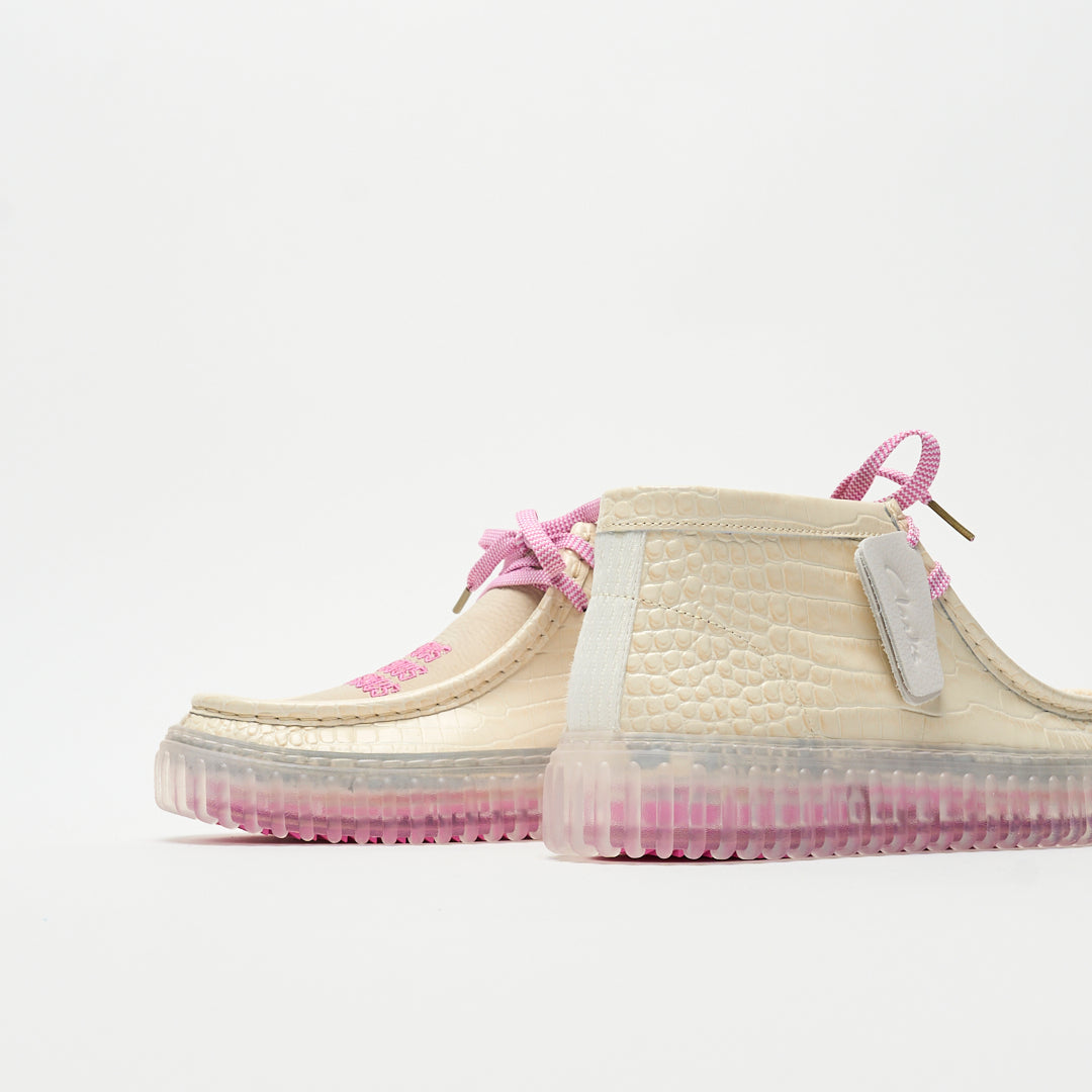 Bisous x Clarks Originals - Torhill Hi (White Interest)