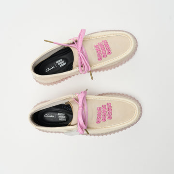 Bisous x Clarks Originals - Torhill Hi (White Interest)