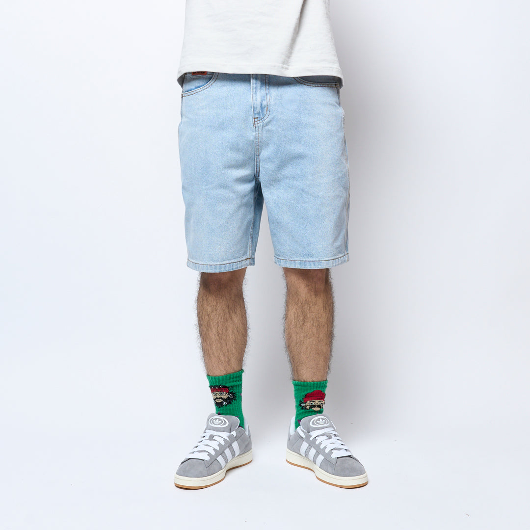 Butter Goods - Baggy Denim Shorts (Light Blue)