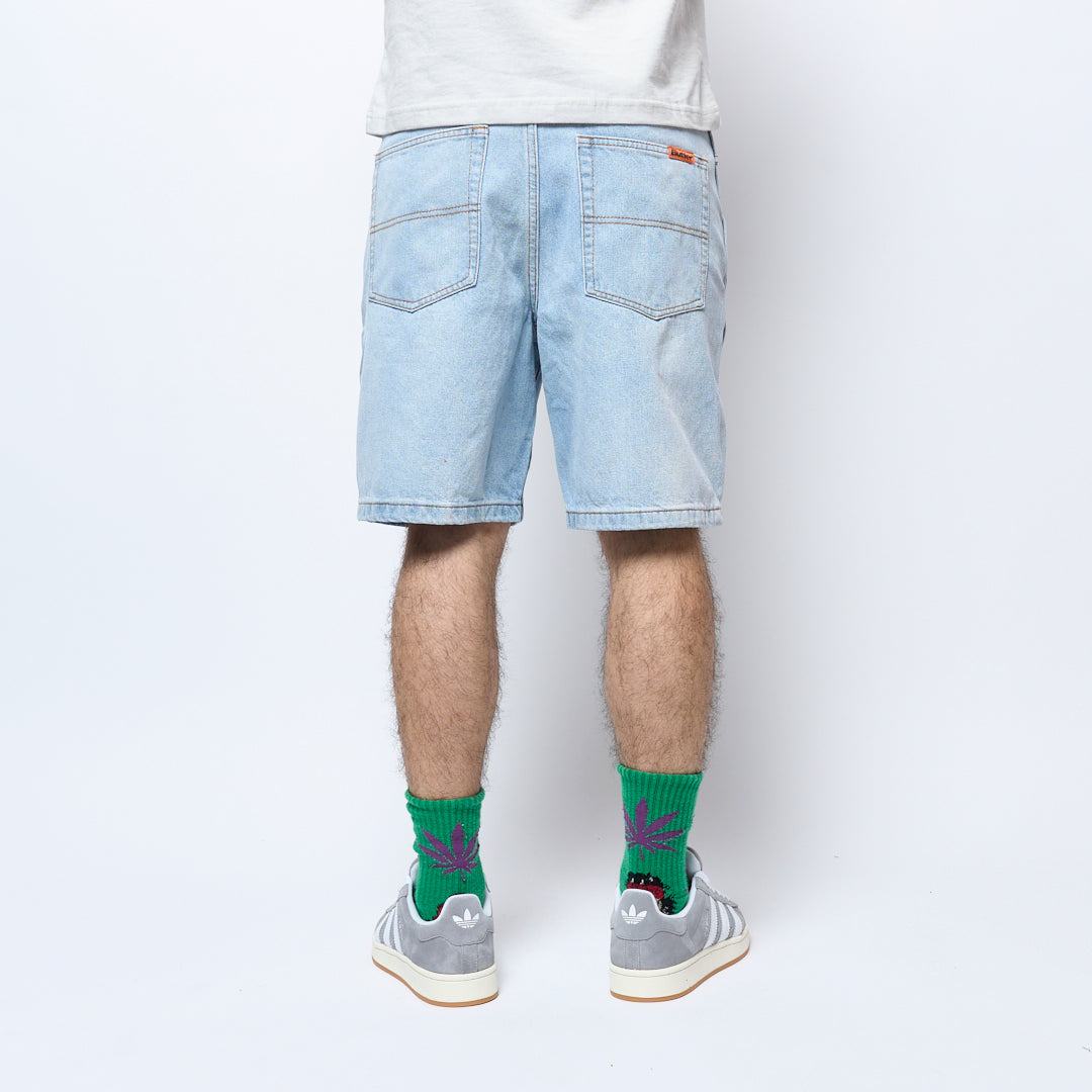 Butter Goods - Baggy Denim Shorts (Light Blue)