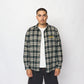 Butter Goods - Caterpillar Flannel Shirt (Navy/Forest)