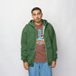 Butter Goods - Fabric Applique Zip-Thru Hood (Washed Army)