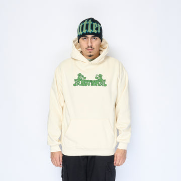 Butter Goods - Note Embroidered Hood (Cream)