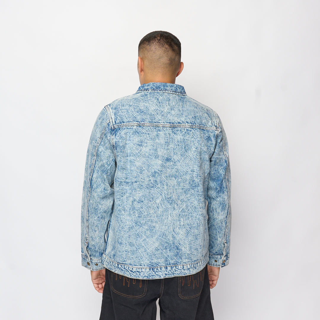 Butter Goods - Overdye Web Denim Jacket (Acid Wash Indigo)