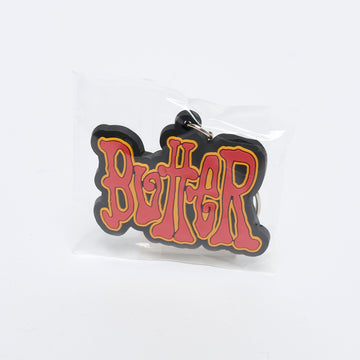 Butter Goods - Tour Rubber Key Chain (Red/Yellow)