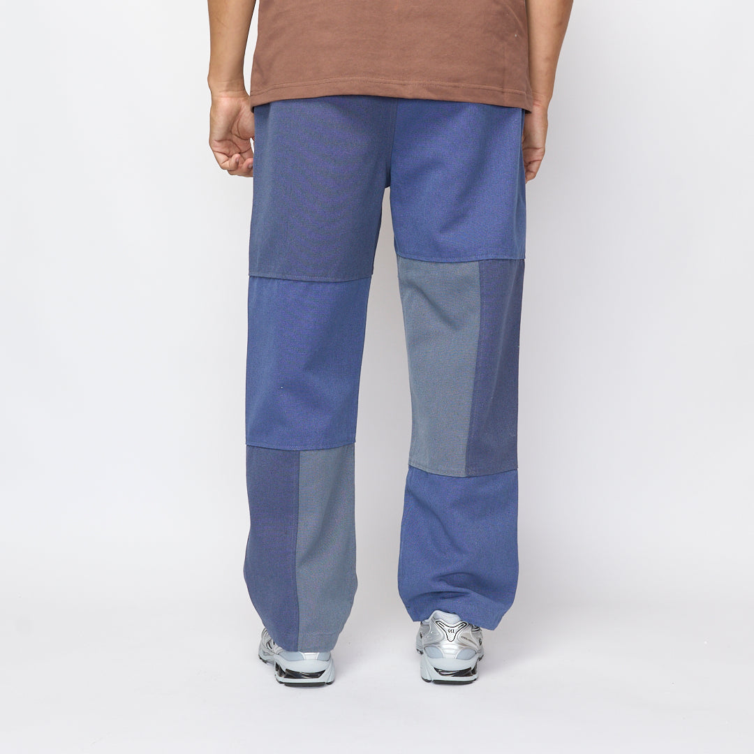 Butter Goods - Washed Canvas Patchwork Pant (Washed Navy)