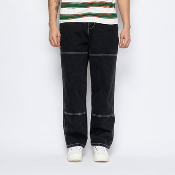 Butter Goods - Work Double Knee Pants (Washed Black)