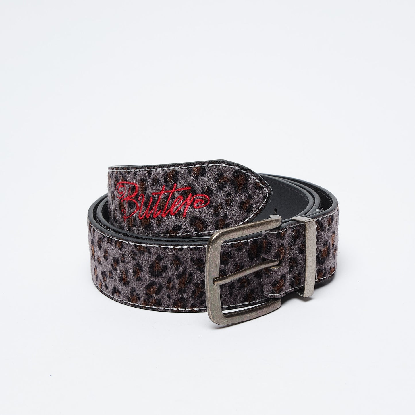 Butter Goods - Animal Hide Belt (Grey Leopard)