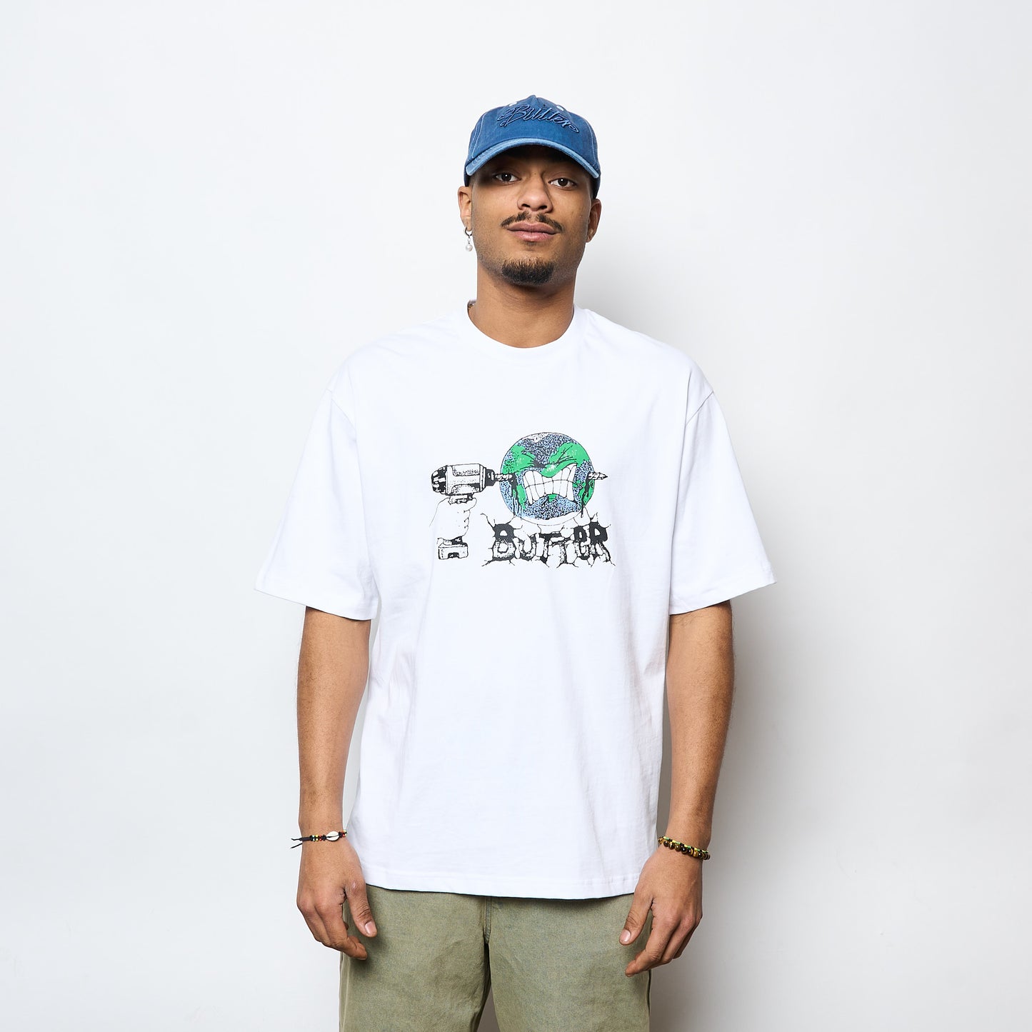 Butter Goods - Drill Tee (White)
