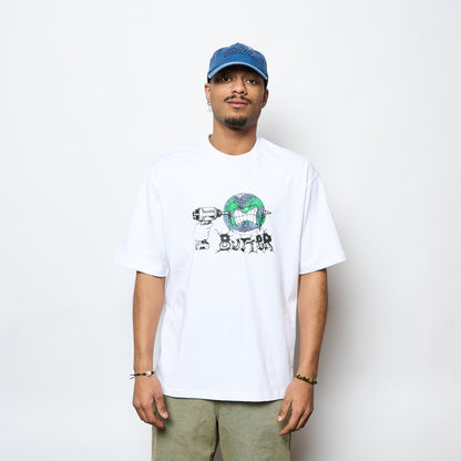 Butter Goods - Drill Tee (White)