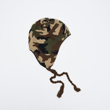 Butter Goods - Earflap Beanie (Woodland Camo)
