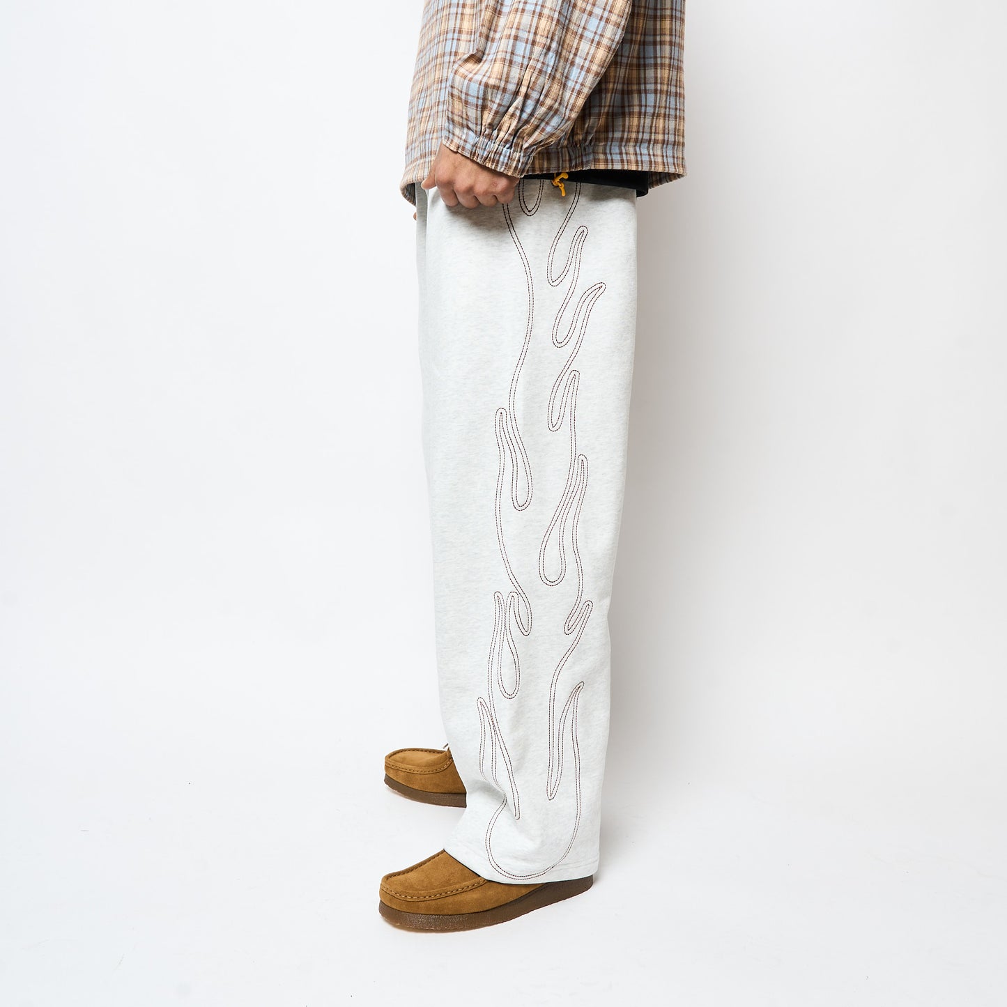 Butter Goods - Flame Fleece Pants (Ash)