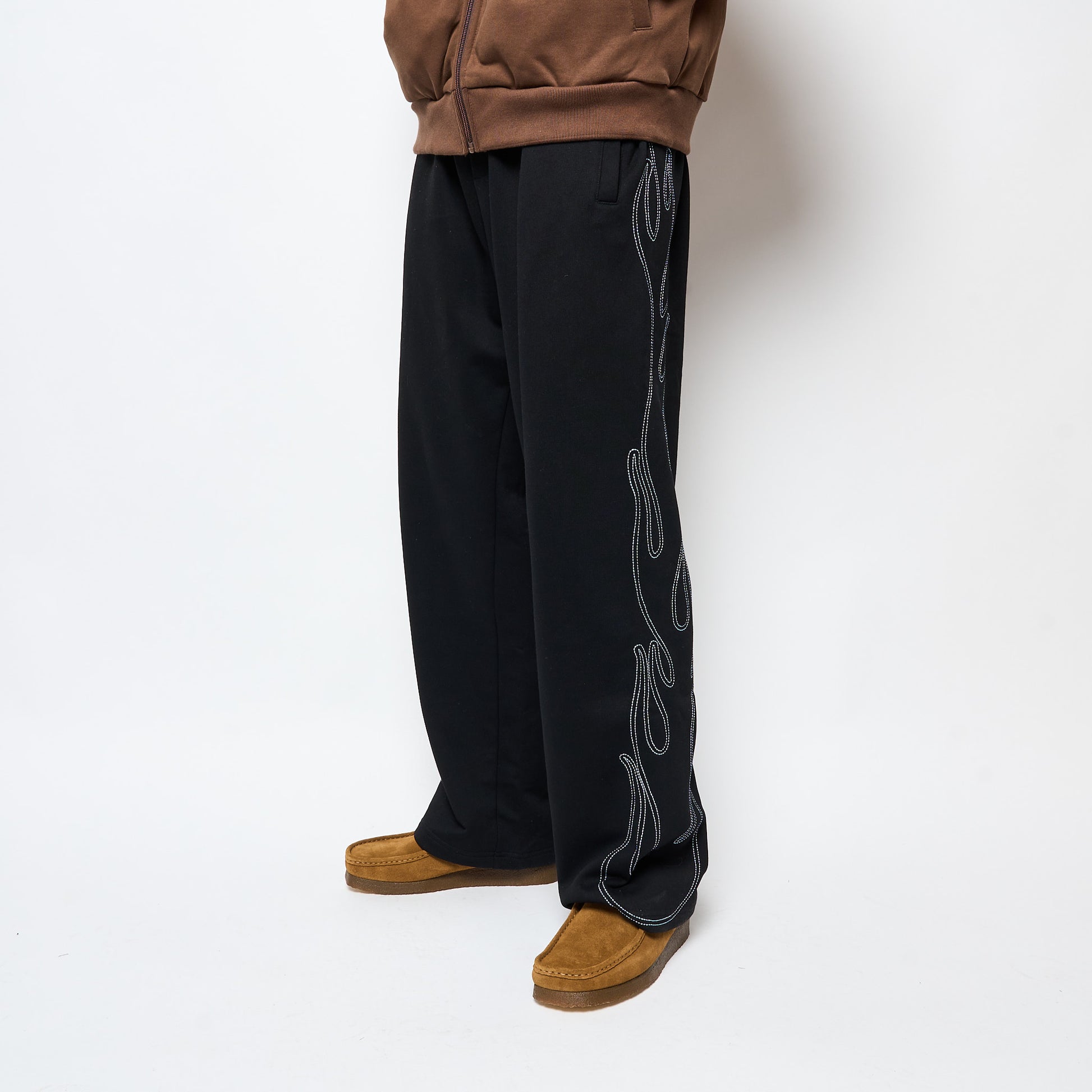 Butter Goods - Flame Fleece Pants (Black)