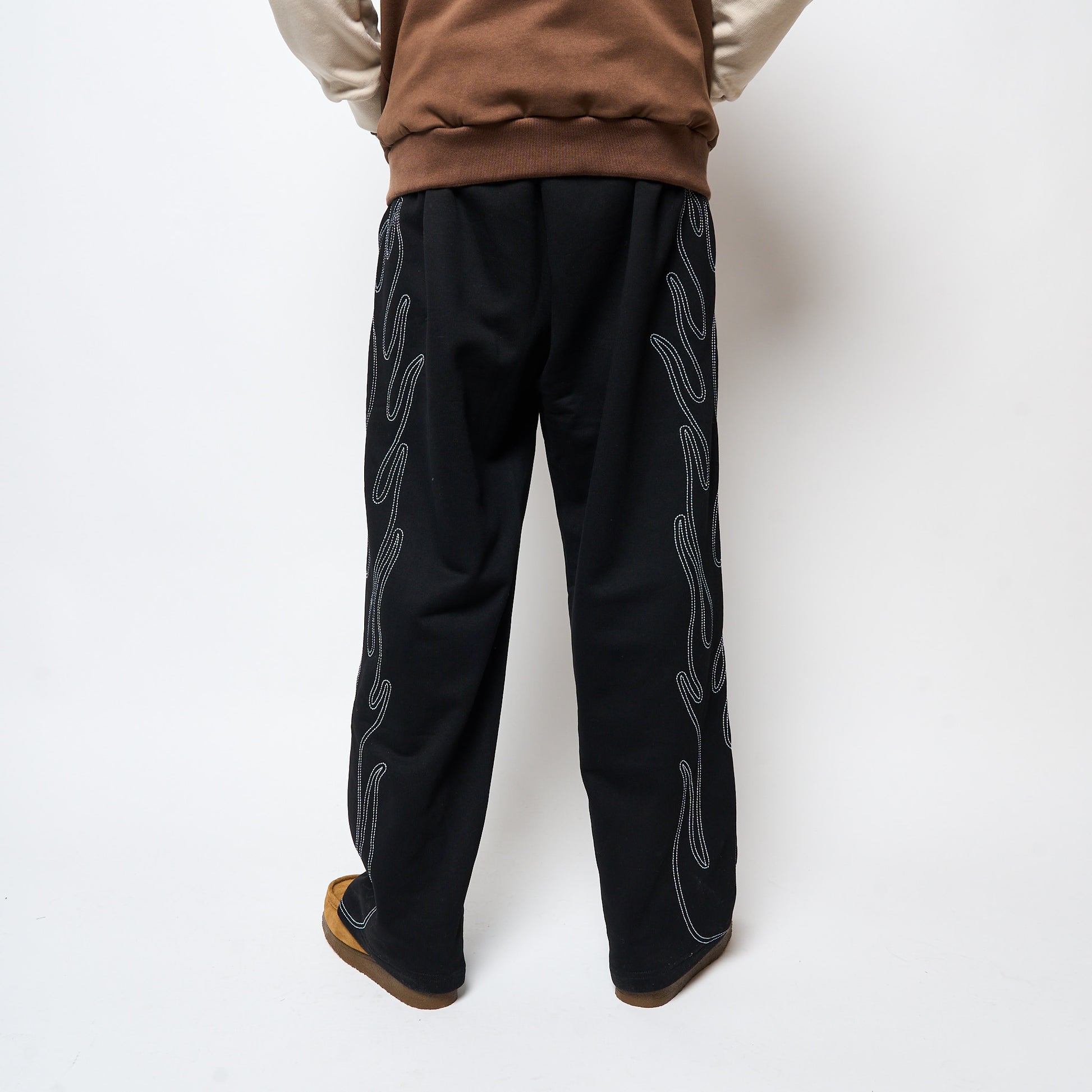 Butter Goods - Flame Fleece Pants (Black)