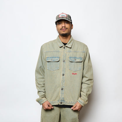 Butter Goods - Garage Denim Jacket (Sunfade Blue)