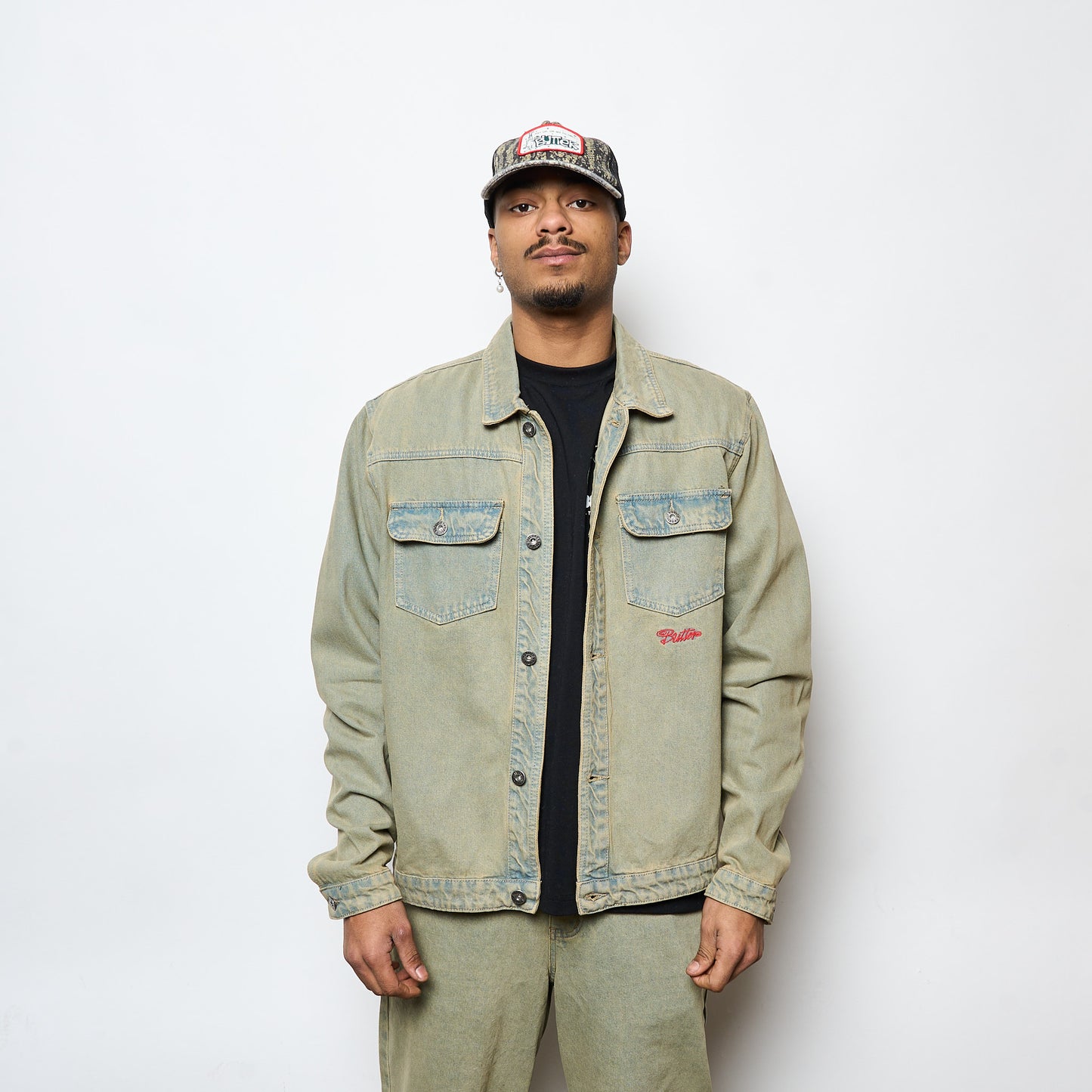 Butter Goods - Garage Denim Jacket (Sunfade Blue)