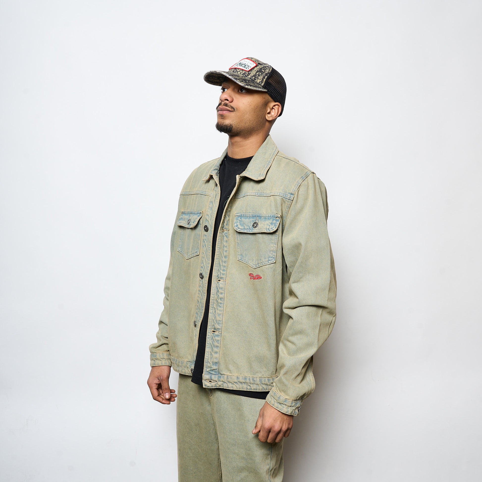 Butter Goods - Garage Denim Jacket (Sunfade Blue)